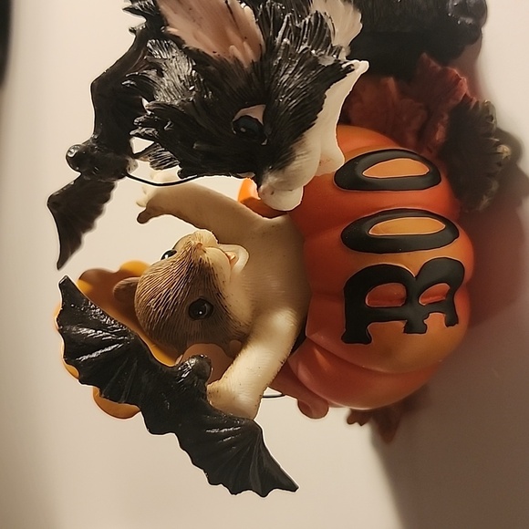 Charming Tails "Don't Be A Scaredy Cat Have Fun" 2007 Fitz & Floyd Halloween Fig - Picture 7 of 15